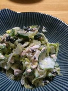 もみ海苔のレタスサラダ-レシピのメイン写真