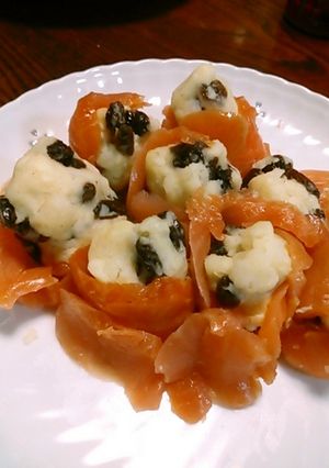 ポテトサラダのスモークサーモン巻き-レシピのメイン写真