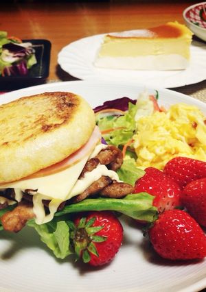 フレンチトーストパンで焼き肉バーガー-レシピのメイン写真