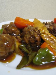 ***ルーミートー肉だんご酢豚風***-レシピのメイン写真
