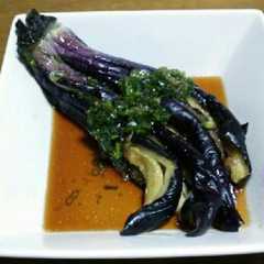 รูปของ 茄子で☆薬味ソースおひたし♪