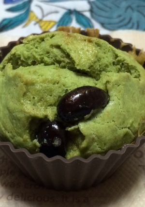 抹茶と黒豆甘納豆のマフィン-レシピのメイン写真