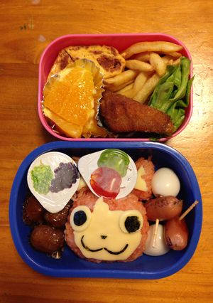 キャラ弁 妖怪ウォッチ ジバニャン-レシピのメイン写真