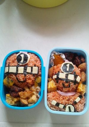 トッキュウジャーキャラ弁当-レシピのメイン写真