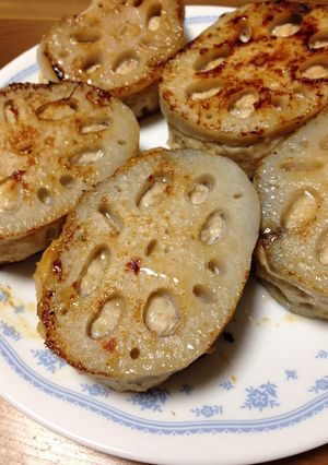 レンコンの肉はさみ焼き-レシピのメイン写真