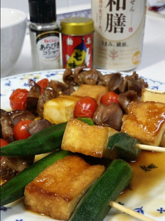 なんちゃって砂肝の焼鳥&野菜焼♡-レシピのメイン写真