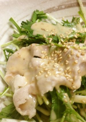 豚しゃぶお手軽サラダ風-レシピのメイン写真