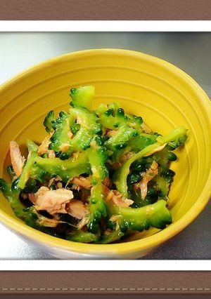 ゴーヤとツナのレモン醤油和え-レシピのメイン写真