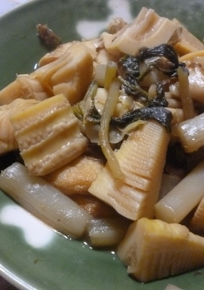 筍とうどとフキの煮物-レシピのメイン写真