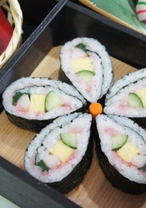母の日　お花寿司-レシピのメイン写真