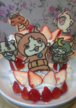 妖怪ウォッチのキャラチョコ-レシピのメイン写真