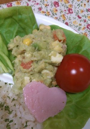 ツナアボカドポテトサラダ☆マヨ無し♪-レシピのメイン写真