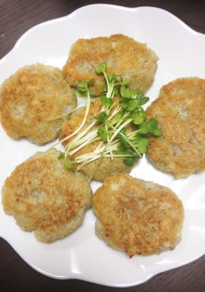 モチッ サクッ れんこんバーグ-レシピのメイン写真