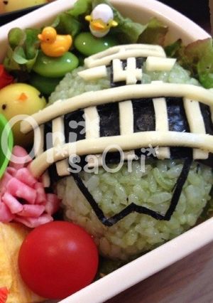 トッキュウジャー4号でお弁当(*^^*)-レシピのメイン写真
