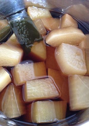 大根だけの煮物-レシピのメイン写真