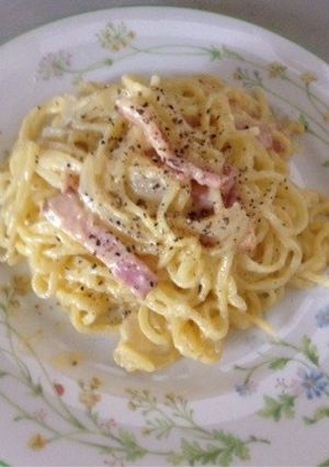 我が家の簡単カルボナーラ！！-レシピのメイン写真