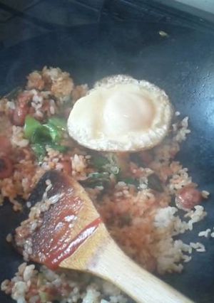 目玉焼き入りチャーハン-レシピのメイン写真