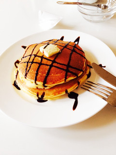 簡単♪ HMなしのホットケーキ♡-レシピのメイン写真