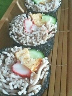 そば寿司-レシピのメイン写真