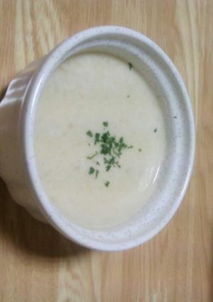 新玉ねぎの豆乳ポタージュ-レシピのメイン写真