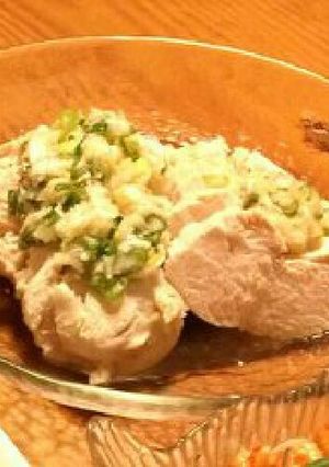 激ウマ！蒸し鶏風ねぎ塩だれ-レシピのメイン写真
