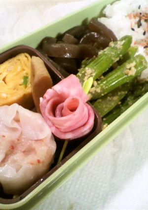 簡単！折るだけハムのバラ-レシピのメイン写真