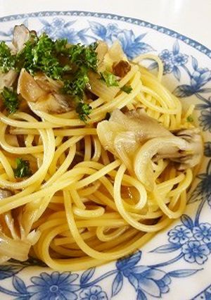 舞茸のバタぽんスパゲティー♪-レシピのメイン写真