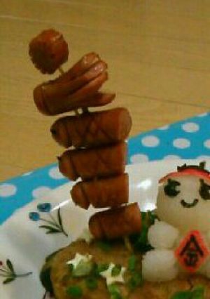 鯉のぼりソーセージ-レシピのメイン写真