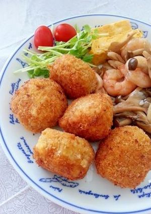 残りカレーで☆簡単ライスボール-レシピのメイン写真