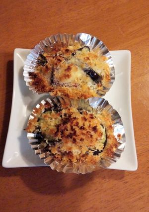 お弁当に便利！ナスのパン粉焼き-レシピのメイン写真