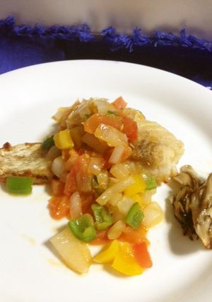 簡単でもそう見えない☆野菜と白身魚グリル-レシピのメイン写真