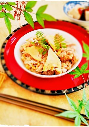 お弁当に☆本格美味十穀米の鶏タケノコご飯-レシピのメイン写真
