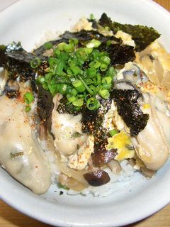 牡蠣の卵とじ丼-レシピのメイン写真