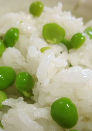 ひと手間をかけた、豆ごはん♪子供も大喜び-レシピのメイン写真