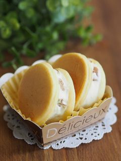 HMで❤胡桃チーズサンド❤ミニどら焼き-レシピのメイン写真