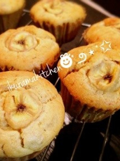 甘さ控えめ バナナマフィン♡ᵕ̈*⑅୨୧-レシピのメイン写真