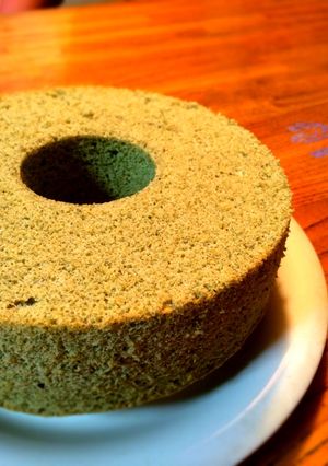 春よもぎのシフォンケーキ-レシピのメイン写真