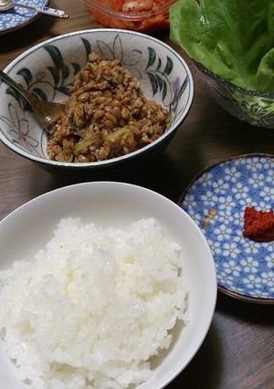ひき肉納豆-レシピのメイン写真