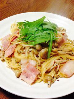 キノコとベーコンの和風スパゲティ-レシピのメイン写真