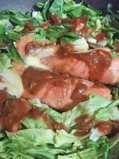 フライパンで鮭のチャンチャン焼き-レシピのメイン写真