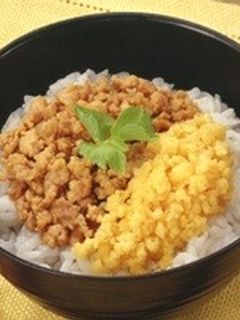 すぐ作れる!2色そぼろ丼-レシピのメイン写真