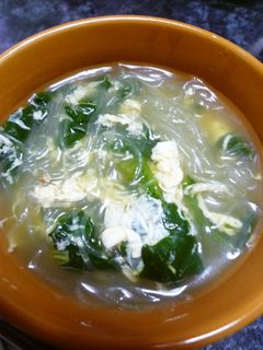 簡単10分☆中華風春雨スープ-レシピのメイン写真