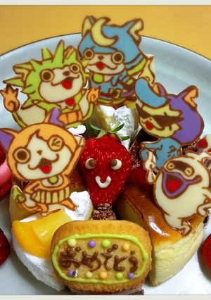妖怪ウォッチ♡キャラ♡チョコ-レシピのメイン写真