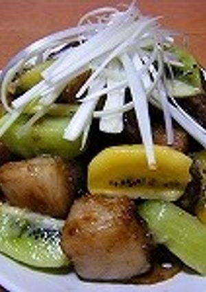 NZ産キウイ入りバルサミコ酢豚-レシピのメイン写真