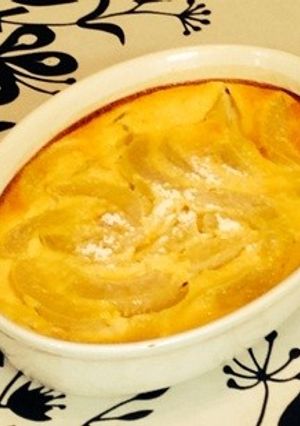 牛乳無しで出来る桃缶クラフティ♪-レシピのメイン写真