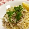 サバ水煮缶でシンプル+さっぱり系パスタ