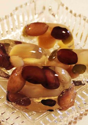 和菓子/お豆の錦玉羹~氷菓糖-レシピのメイン写真