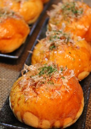 まんまる＊たこ焼きみたいな焼きそばパン-レシピのメイン写真