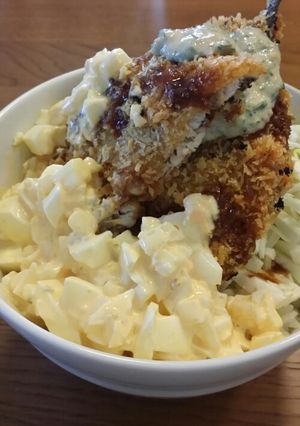 アジフライ丼(心平ちゃんレシピ)-レシピのメイン写真