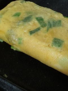 お醤油味のねぎ入り玉子焼き-レシピのメイン写真